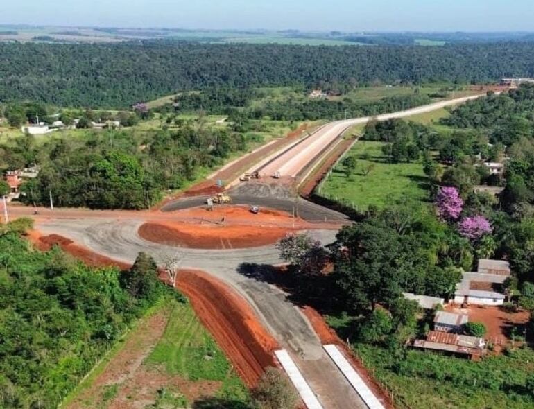 Las obras en el acceso urbano al Puente de la Integración finalizarían en octubre de este año.