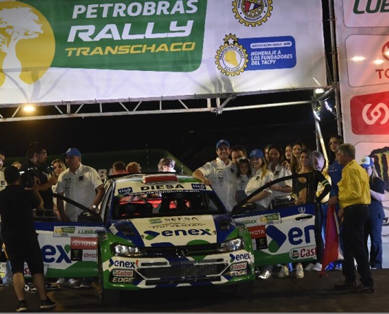 La partida simbólica del TCR48 tuvo lugar en la Plaza Madero, de la cuidad de Luque.