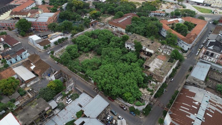 Sitio donde fue hallada la adolescente.