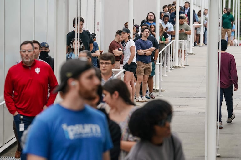 Voto anticipado en Atlanta, Georgia.