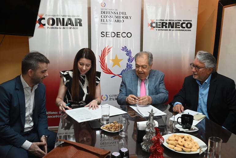 Hoy se realizó la firma de un convenio marco de cooperación entre la Sedeco, Cerneco y Conar.