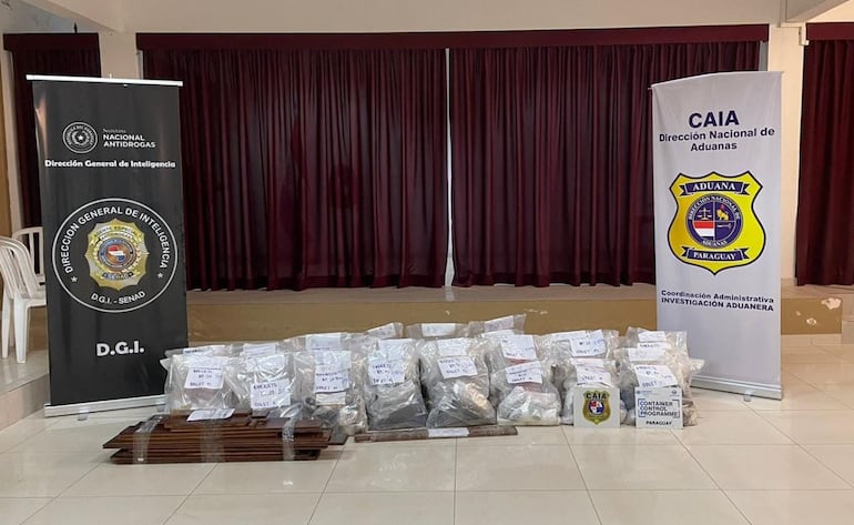 El total de la droga, luego del pesaje que totalizó 162,675 kilogramos.