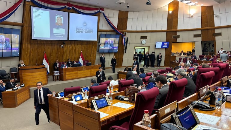 Sesión de la fecha de Cámara de Diputados.