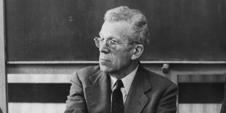 Hans Asperger en el Hospital General (Allgemeines Krankenhaus), Viena, 24 de agosto de 1971.