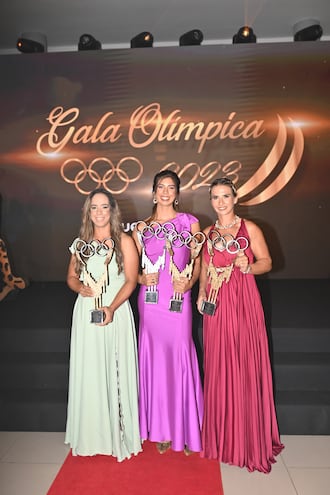 Sofía García, Nicole Martínez y Alejandra Alonso coronaron un excelente año.