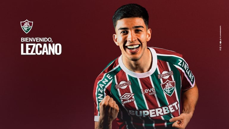 Rubén Lezcano, nuevo jugador del Fluminense.