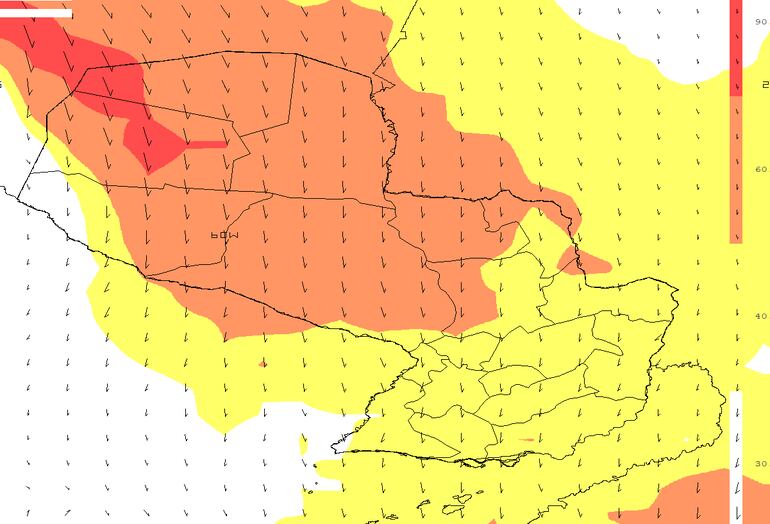 Se anuncian ráfagas de viento para lo que resta de la tarde.