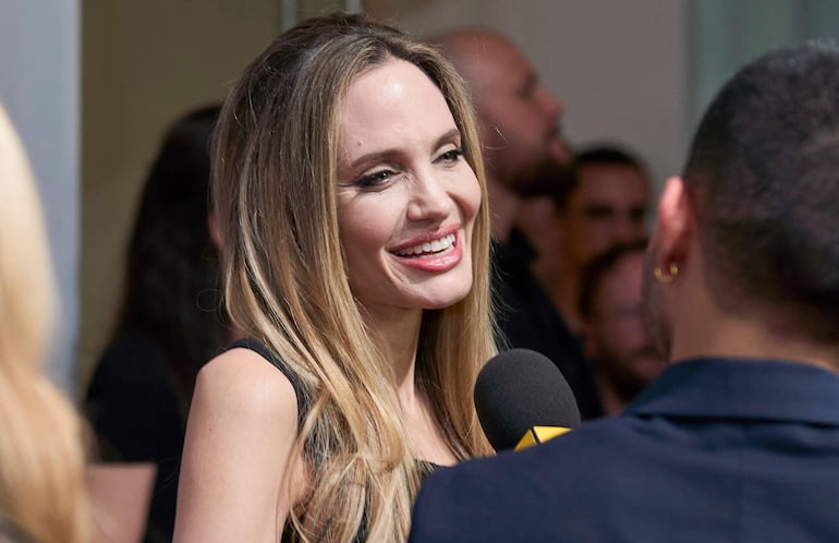 Angelina Jolie durante el estreno de su película "Without Blood" en Toronto.