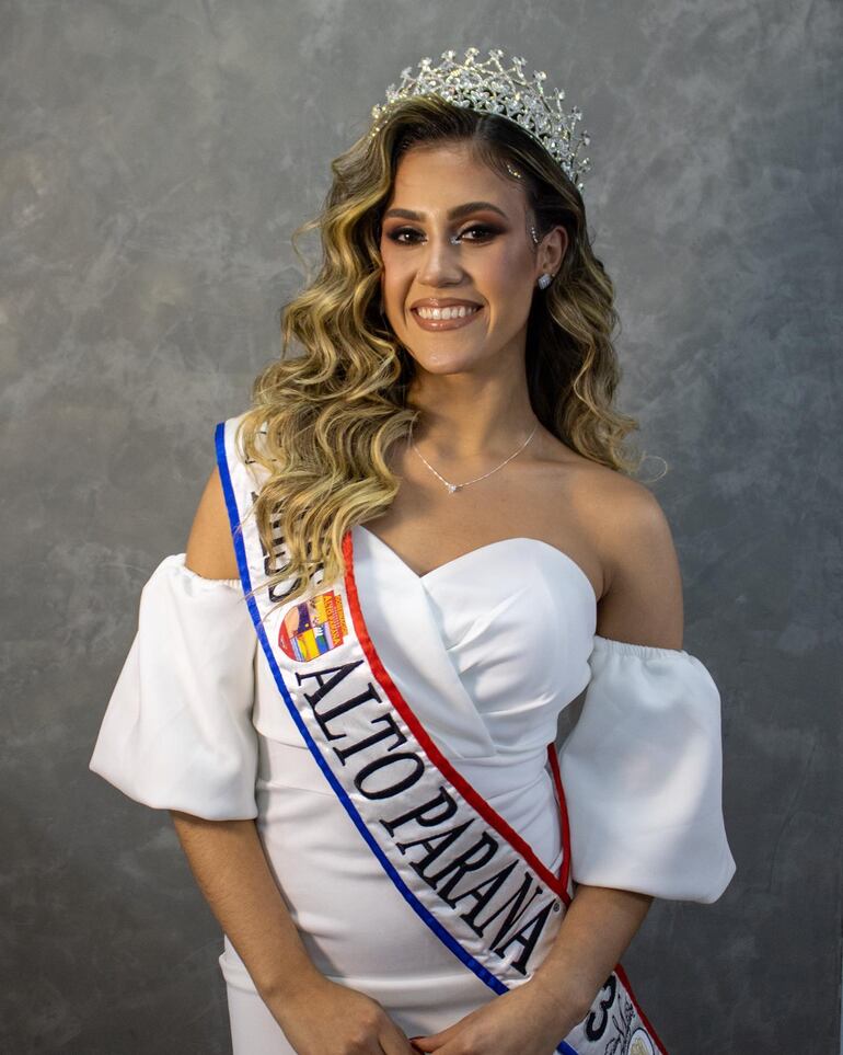 Miss Alto Paraná, Milagros Walther, es la nueva Miss Paraguay 2023. (Instagram/Milagros Walther)