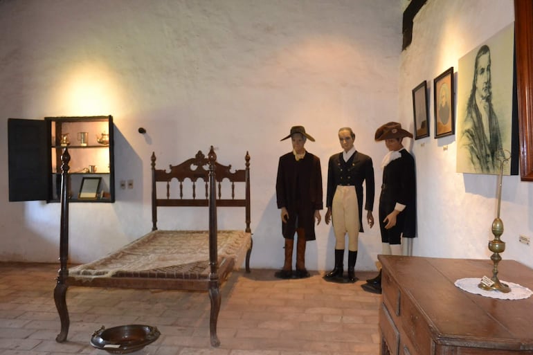 Interior del museo Gaspar Rodríguez de Francia.