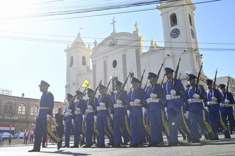 Catedral de Asunción, donde se realizó la ceremonia del Te Deum.