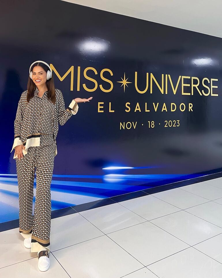 La mexicana Andrea Meza, Miss Universo 2020, ya se encuentra en El Salvador para la cobertura del certamen Miss Universo 2023. (Instagram/Andrea Meza)