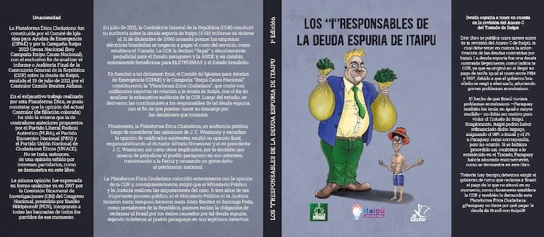 La deuda espuria de Itaipú, sus responsables y consecuencias en las cuentas de Itaipú y de la República del Paraguay, es el tema central de este trabajo.