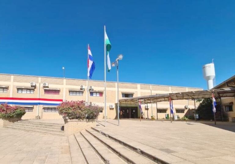 Fachada de la Gobernación de Boquerón, con sede en Filadelfia.