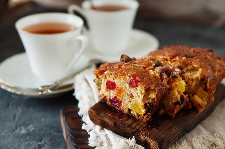 Torta galesa o pudín de frutos secos.