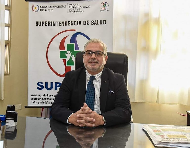 Roberto Melgarejo, superintendente de Salud.