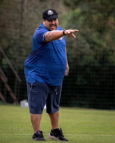 Humberto Antonio García Ramírez (50 años), entrenador de General Caballero de Juan León Mallorquín.