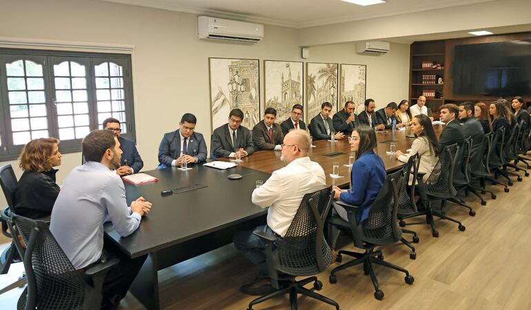 Fotografía compartida por Presidencia de la reunión.