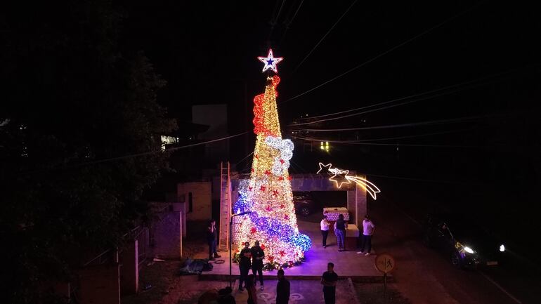 árbol navidad Ciudad del Este Areguá