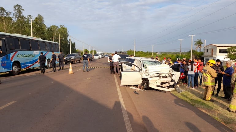 Accidente en Concepción que dejó un joven fallecido.