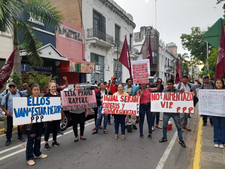 Paraguay Pyahura protesta Asunción