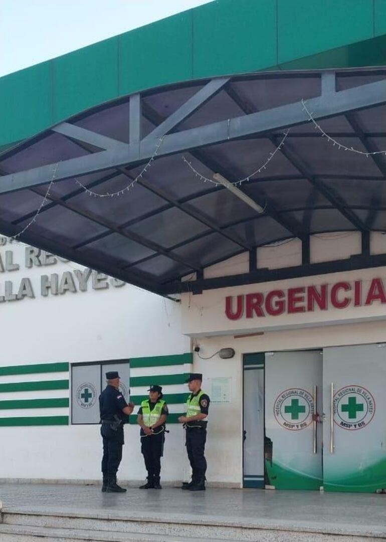 También se dispuso el resguardo en un hospital de Villa Hayes.