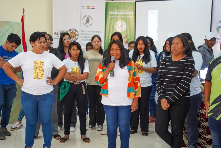 Participantes del Encuentro Regional de Jóvenes del Gran Chaco Americano: "Juventudes en la Acción Climática".