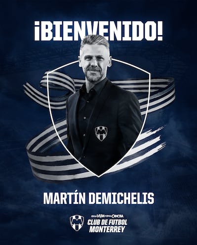 Martín Demichelis, nuevo entrenador de Monterrey