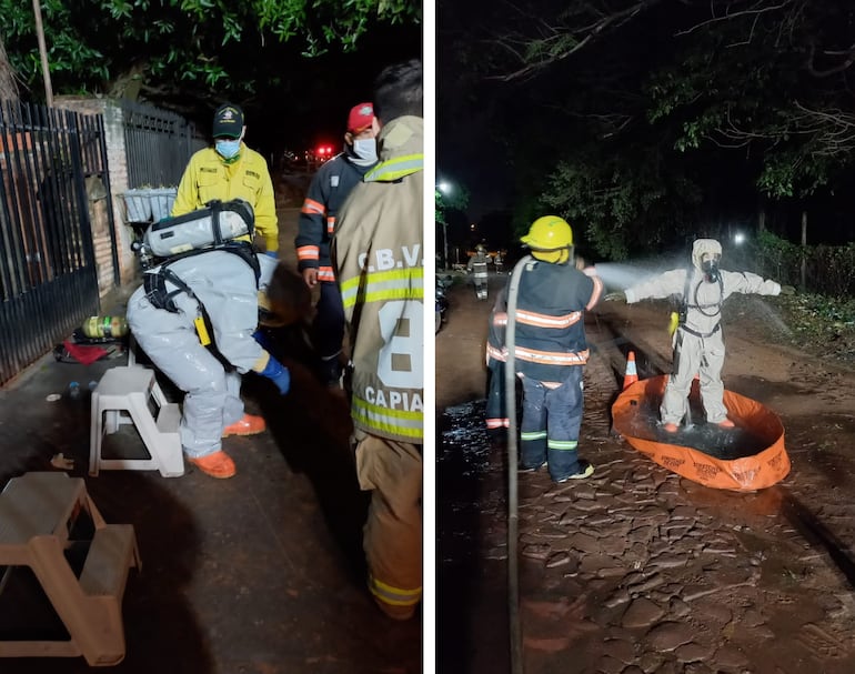 La activación de fosfamina, un químico altamente tóxico, alarmó a la ciudad de Ñemby ayer por la tarde. Bomberos tomaron intervención y trabajaron por más de ocho horas para controlar la situación.