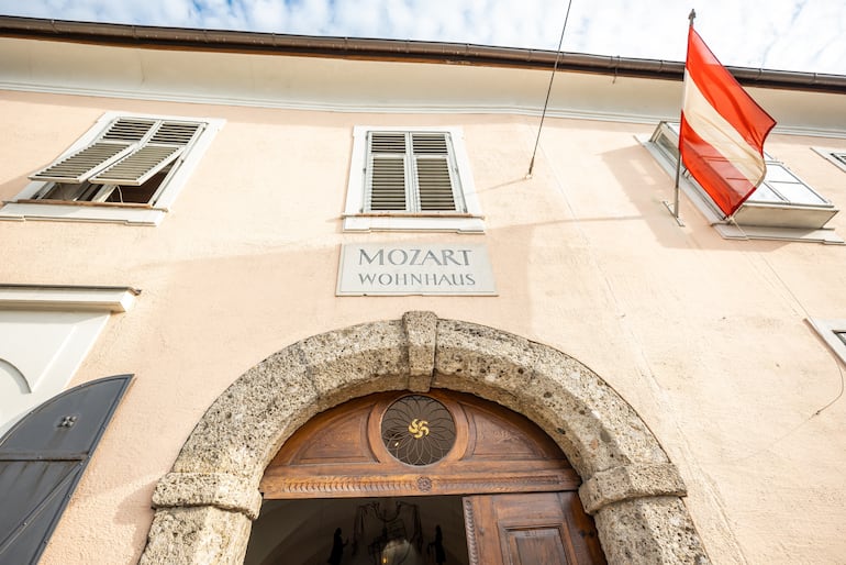 Residencia de Mozart en Salzburgo, Austria.