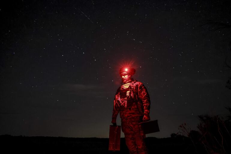 Un soldado ucraniano cerca de Chasiv Yar, en la región de Donetsk, el pasado 23 de octubre.