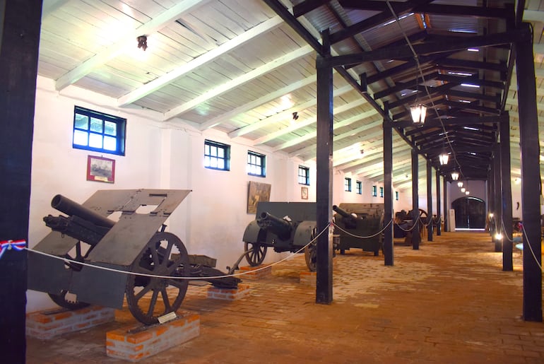 En el museo de la Artillería de Paraguarí, se pueden apreciar los vestigios de las guerras que sufrió nuestro país.