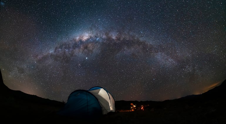 Cielo nocturno en el desierto de Atacama.