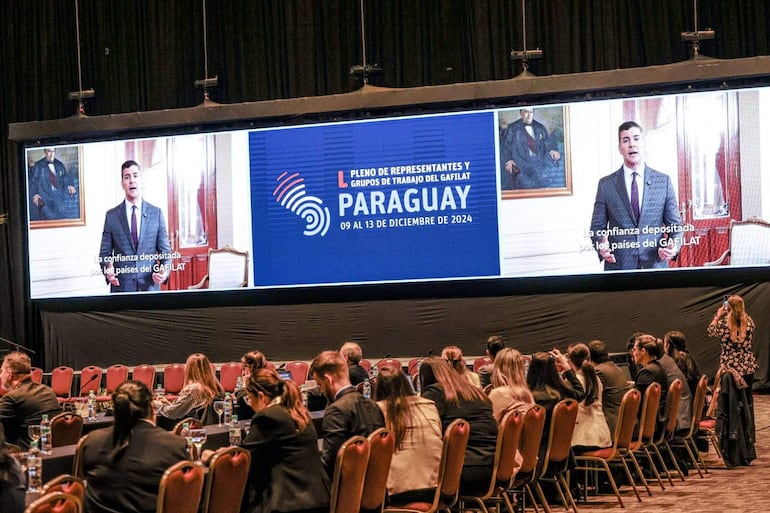 El presidente Santiago Peña, a través de un video, hizo presencia en el evento internacional que tuvo lugar en diciembre pasado.