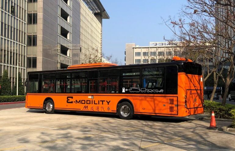 bus eléctrico Taiwán Master Transportation
