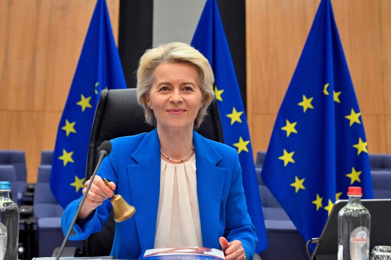 Úrsula Von der Leyen, presidenta de la Comisión Europea, brazo ejecutivo de la Unión Europea.