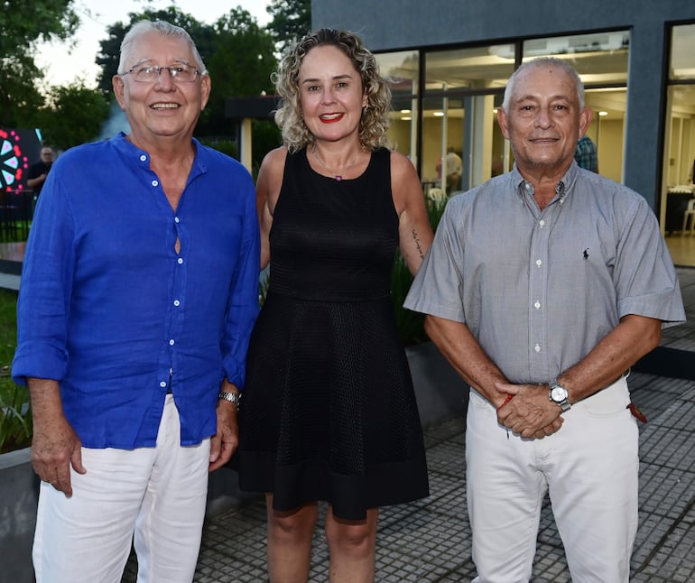 Atilio Pereira, Claudia Pereira y Gustavo Masi.