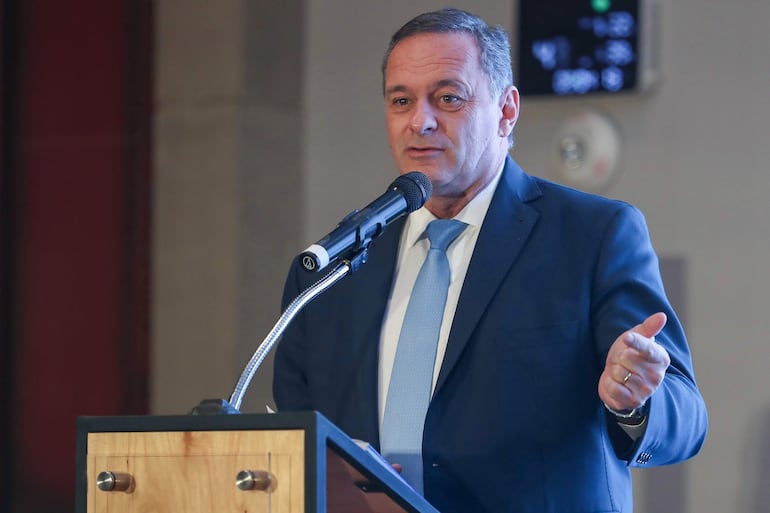 El candidato a la presidencia de Uruguay por el oficialista Partido Nacional, Álvaro Delgado.