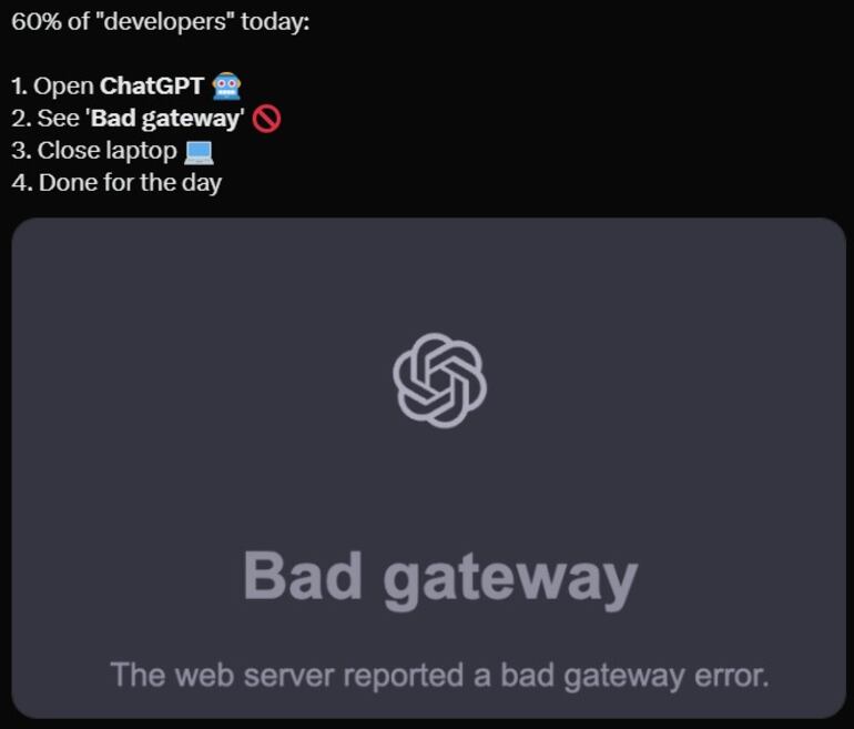 ChatGPT sufrió una caída global: qué ocurrió con el popular chatbot de OpenAI.