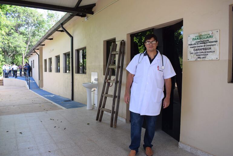 El director del Hospital Distrital de Carapeguá, Alcides Ochoa, dijo que la habilitación del servicio de estimulación temprana ya no puede esperar.