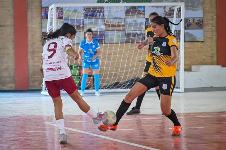 Las mujeres también sobresalen en las diversas disciplinas deportivas de estas olimpiadas en el Alto Paraguay.