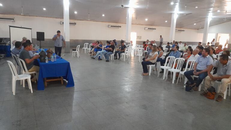 Sesión del Directorio del PLRA en Santa Rosa, Misiones.