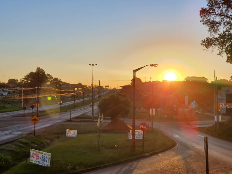 En Ciudad del Este se registrará este domingo un ambiente fresco a cálido, según el pronóstico.