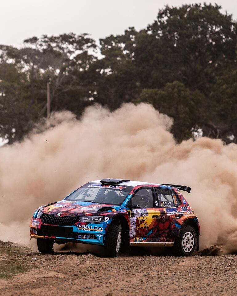 Bruno Bulacia (Škoda Fabia Rally2 Evo) buscará repetir el triunfo del año pasado.