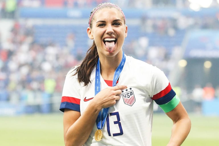 Alex Morgan, 34 años, buscará ganar su tercer Mundial Femenino consecutivo.