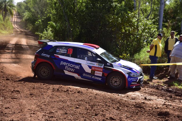 En tercer lugar y a solo 8 décimas de Fau quedó Migue Zaldívar junto a Diego Cagnotti con el Polo R5.