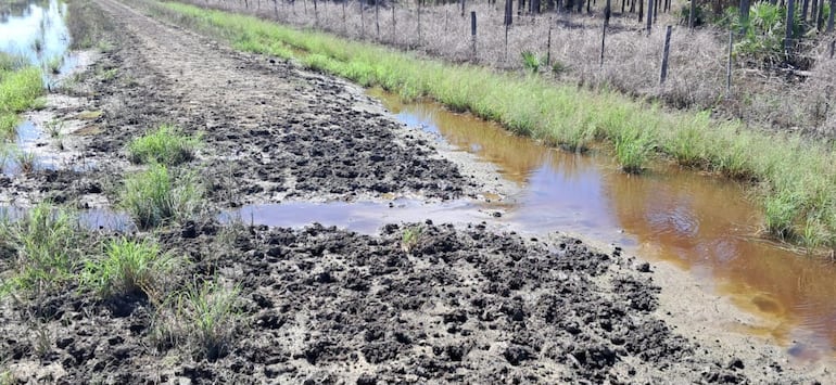 En Alto Paraguay no llegan las grandes lluvias y ya se produce el aislamiento de una comunidad