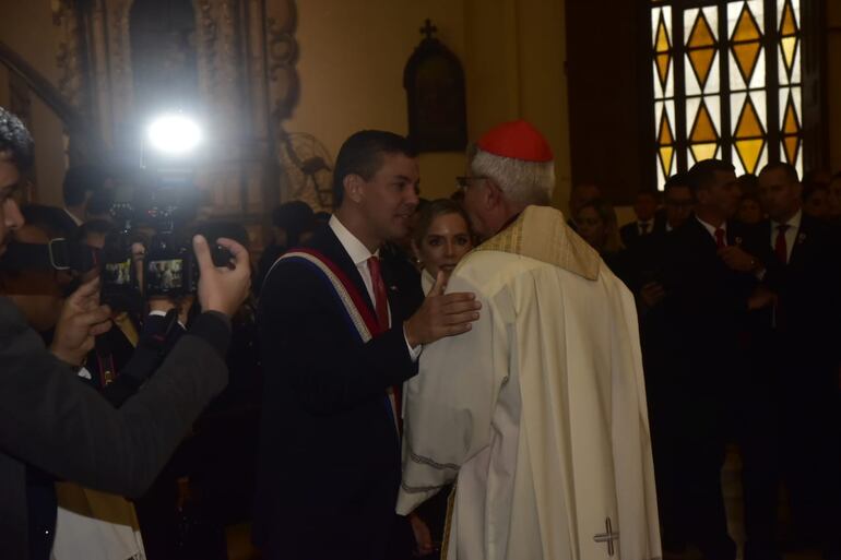 Santiago Peña adalberto Martinez te deum