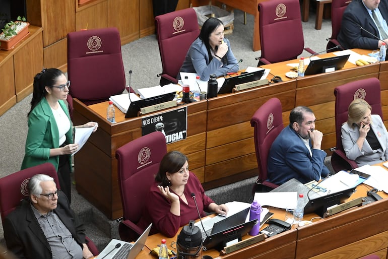 Senadores del bloque no colorado. 