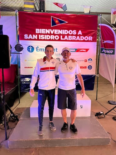 A la izquierda Sebastián Leri, 4º en Baires.